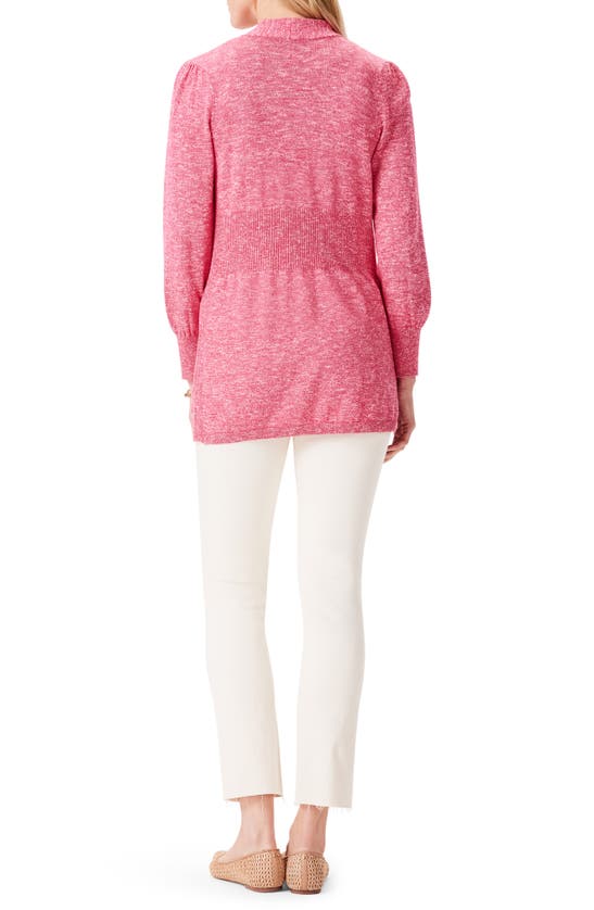 Shop Nic + Zoe Nic+zoe Coffee Run Cardigan In Bright Rose