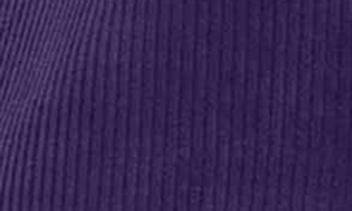 Foxcroft Caden Plush Corduroy Pants In Deep Purple