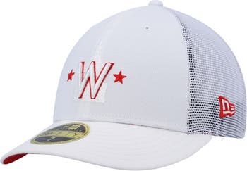 Men's New Era White/Navy Washington Nationals Alternate 2020 Authentic Collection On-Field Low Profile Fitted Hat