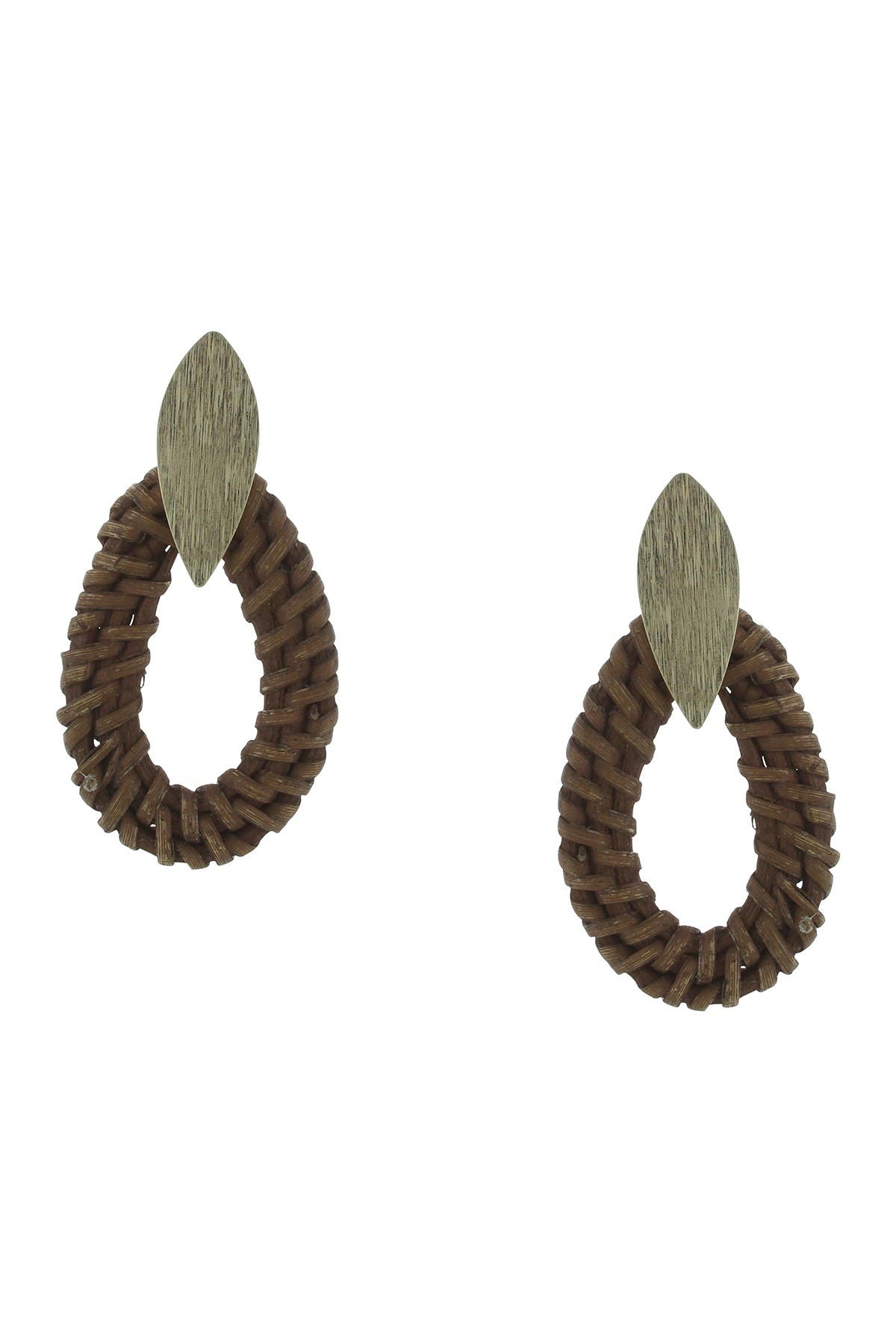 OLIVIA WELLES Straw Drop Earrings Nordstromrack