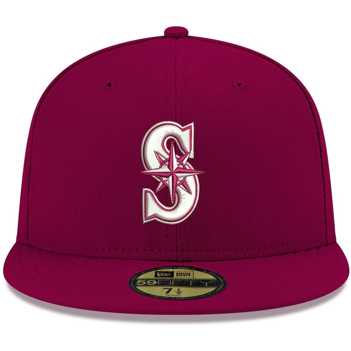 maroon mariners hat