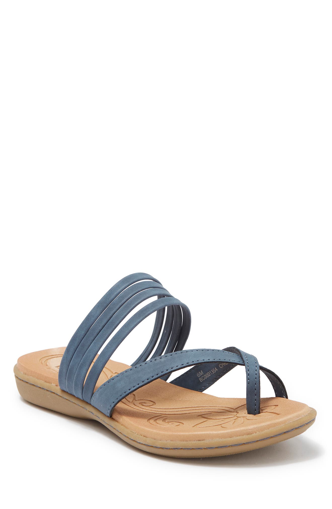 B O C Alisha Sandal In Blue Nubuck