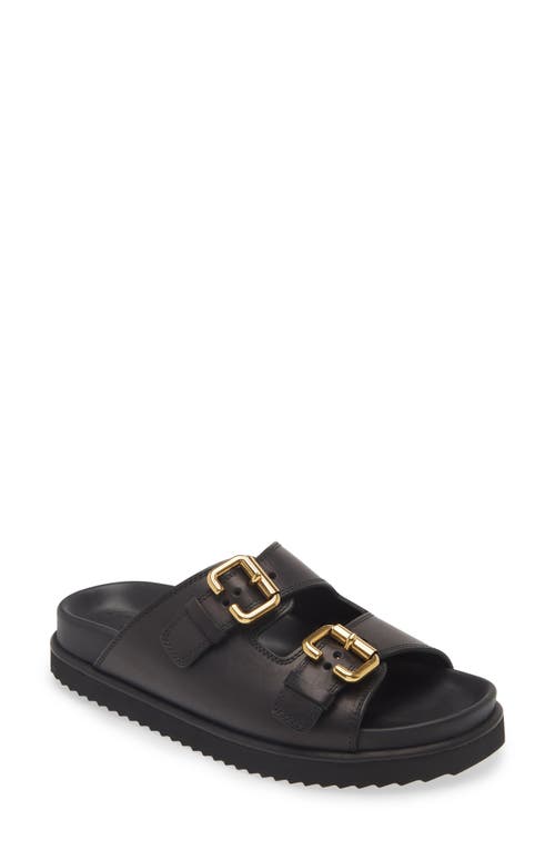 Shop Chloé Nil Slide Sandal In 001 Black