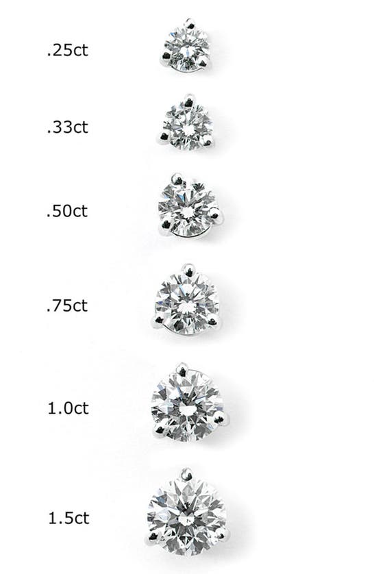 Shop Kwiat 1.50ct Tw Diamond & Platinum Stud Earrings In White