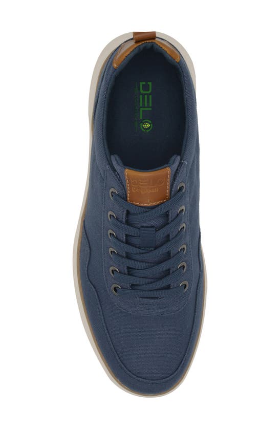 Delo Go Green Low Top Sneaker In Navy