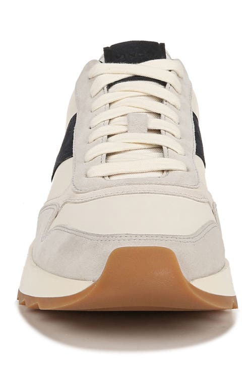 Shop Vince Edric Sneaker In Horchata/nightblue