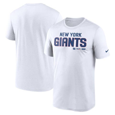 New York Giants White Wordmark Pullover Hoodie - Happy Spring Tee