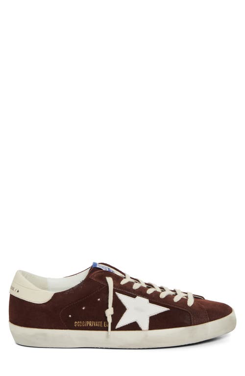 Shop Golden Goose Super-star Classic Sneaker In Rum Raisin/white/cream