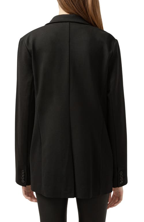Jag Long Ponte Blazer In Black