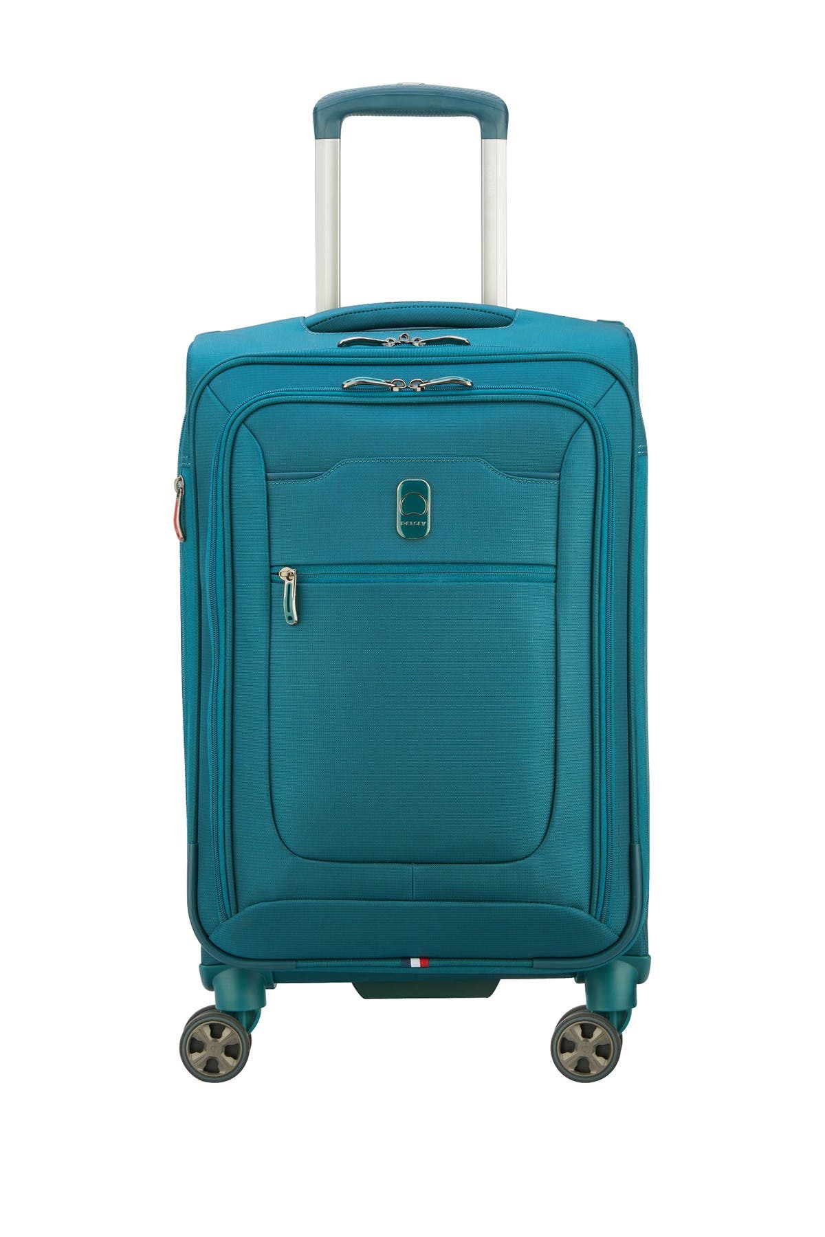 Delsey Hyperglide Expansion 22.75" Carry-on Spinner Suitcase In Teal/peacock