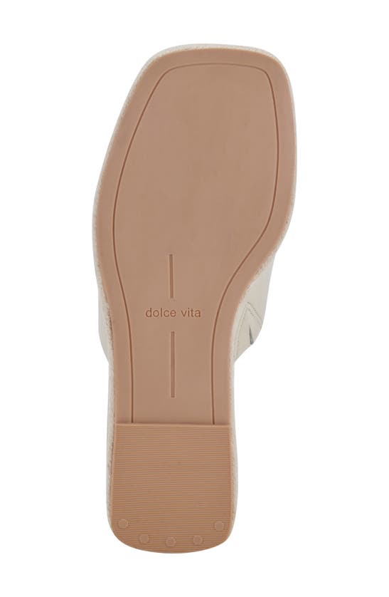 Shop Dolce Vita Elaria Platform Wedge Sandal In Ivory Leather