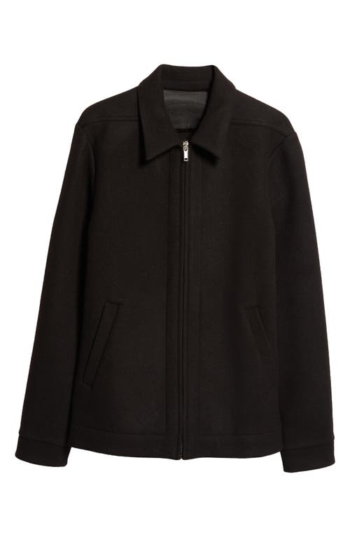 Shop Rick Owens Brad Wool Jacket In Black