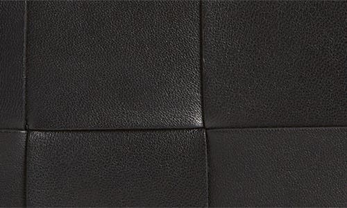 Shop Bottega Veneta Intrecciato Leather Continental Wallet In Black/gold