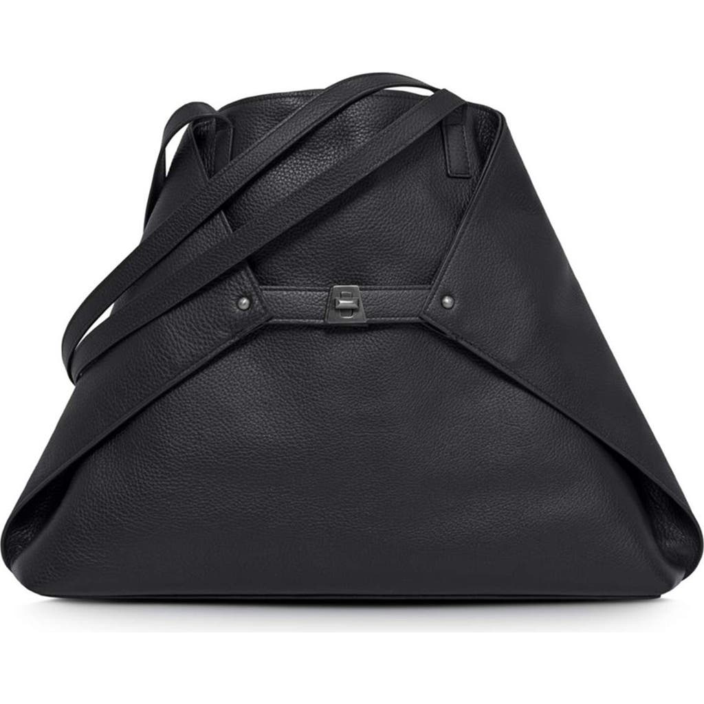 AKRIS AKRIS 'AI MEDIUM SHOULDER TOTE' LEATHER SHOULDER TOTE