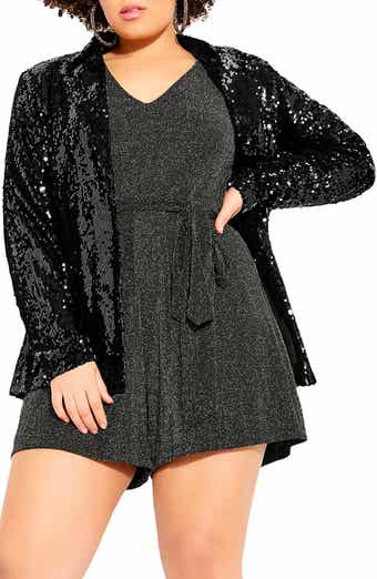 Black Sequins Duster/ Dress – ICONIC7