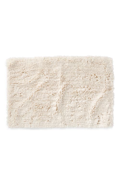 Coyuchi Organic Cotton Shag Bath Rug in Undyed at Nordstrom