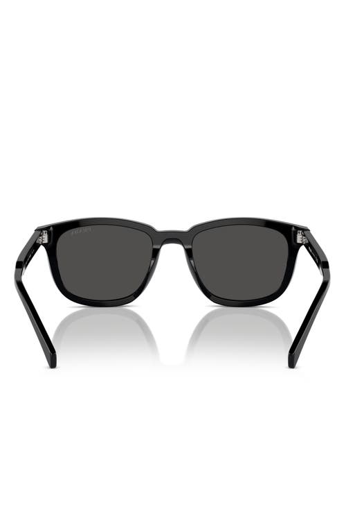 Shop Prada 53mm Pillow Sunglasses In Black/grey