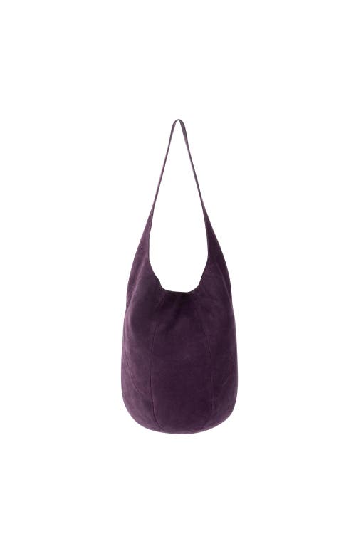 Shop The Sak 120 Hobo In Aubergine Suede