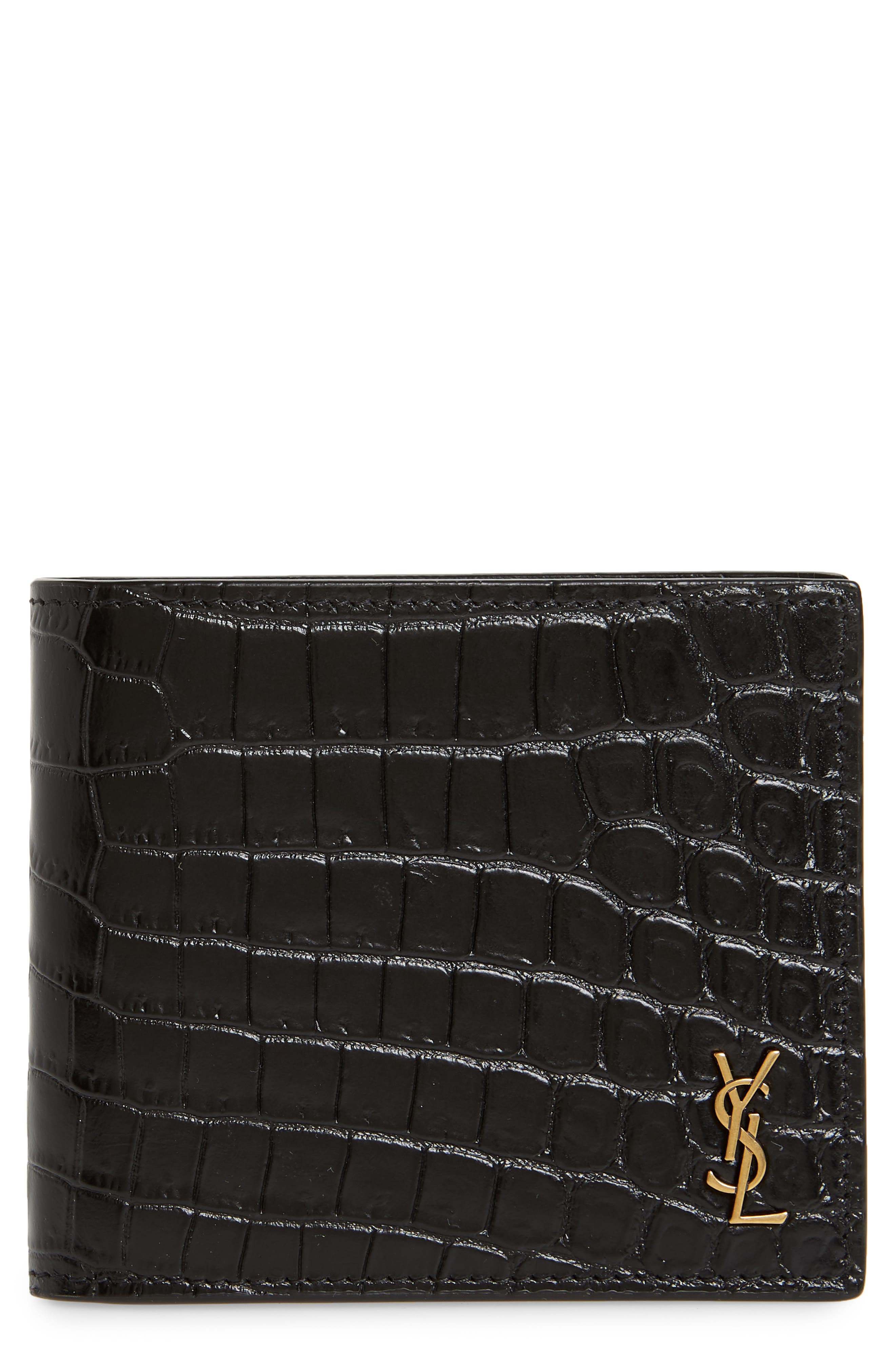 ysl mens wallet crocodile