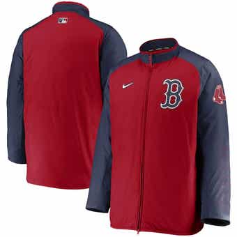 Nike Dri-FIT Travel (MLB Boston Red Sox) Men's Full-Zip Hoodie.
