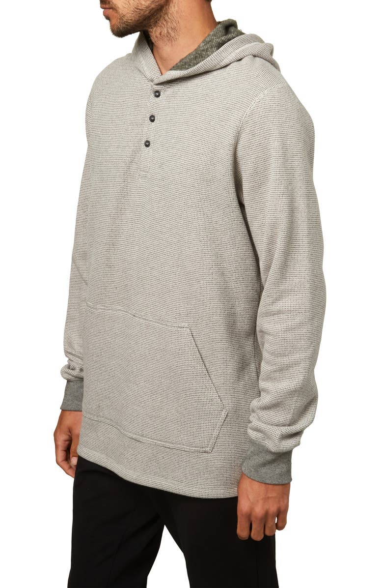 O'Neill Olympia Thermal Knit Hoodie, Alternate, color, 