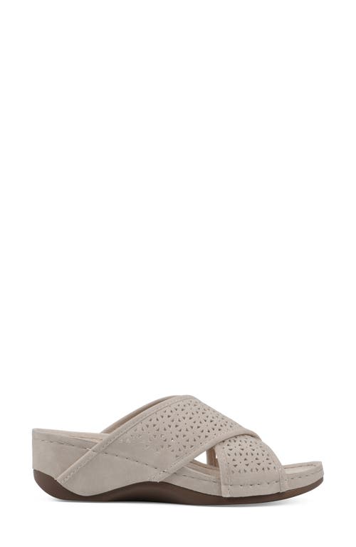 Shop Cliffs By White Mountain Candelle Wedge Sandal In Sand/nubuck