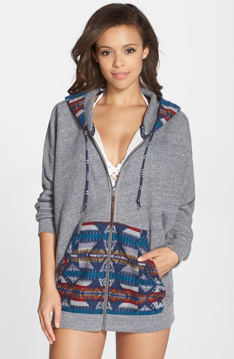 Roxy X Pendleton 'Dakota' Fleece Hoodie | Nordstrom