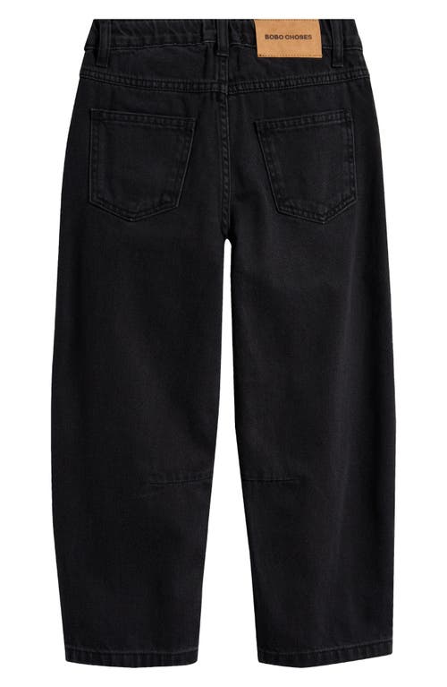 Shop Bobo Choses Kids' B.c. Shadow Baggy Jeans In Black