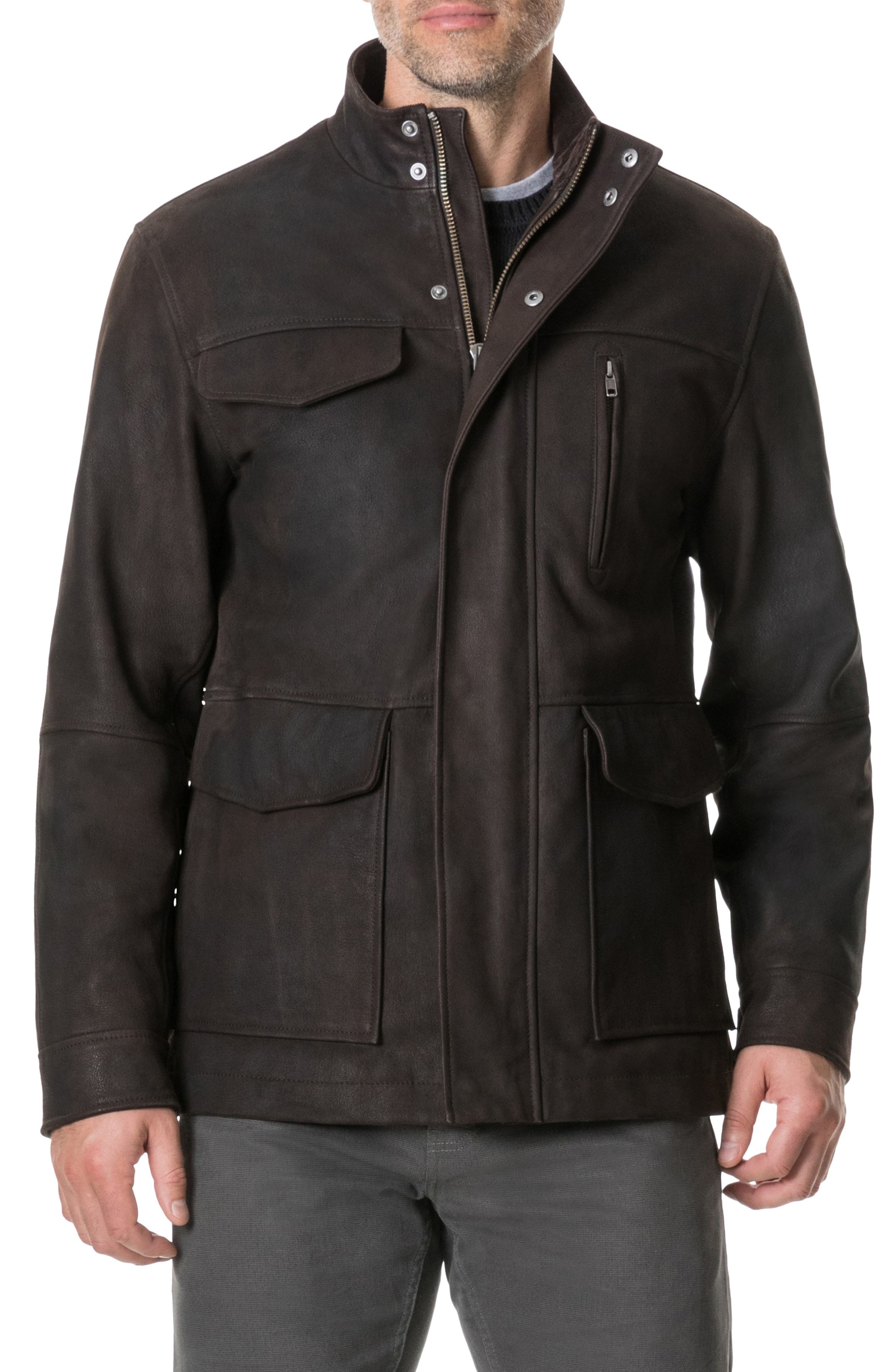 Rodd & Gunn Fairholme Leather Jacket Nordstrom