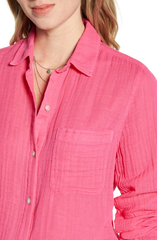 RAILS RAILS ELLIS COTTON GAUZE BUTTON-UP SHIRT