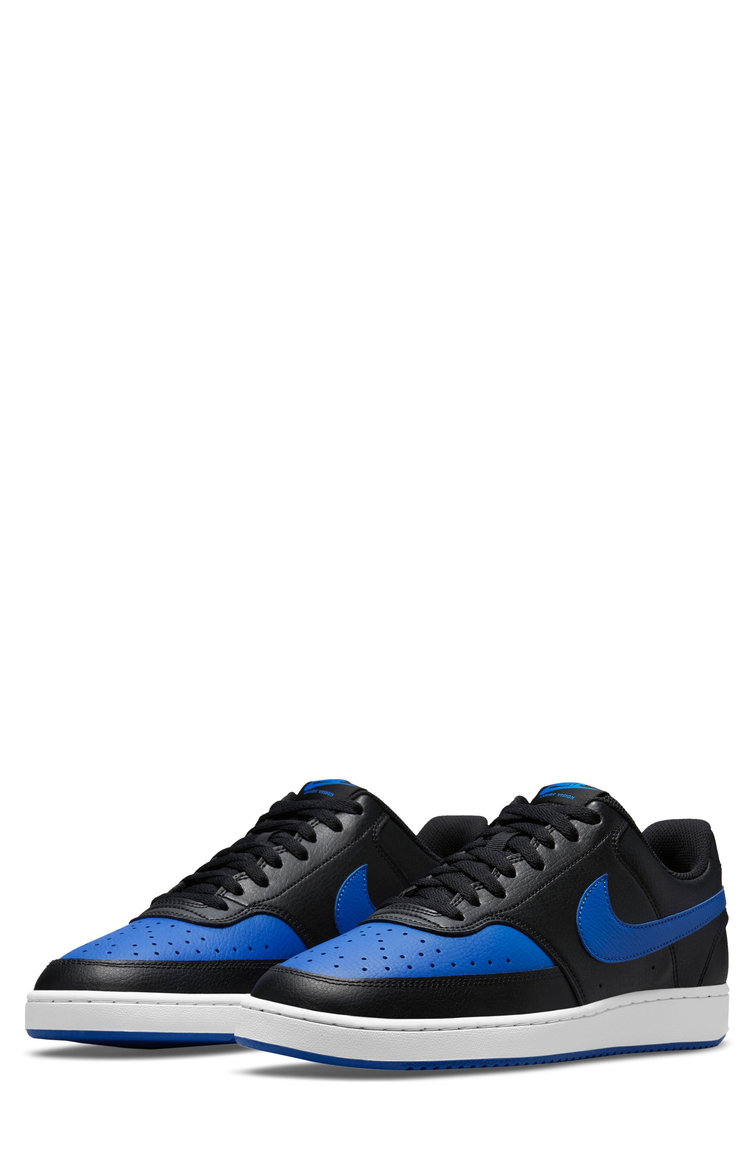 nike court vision low navy blue