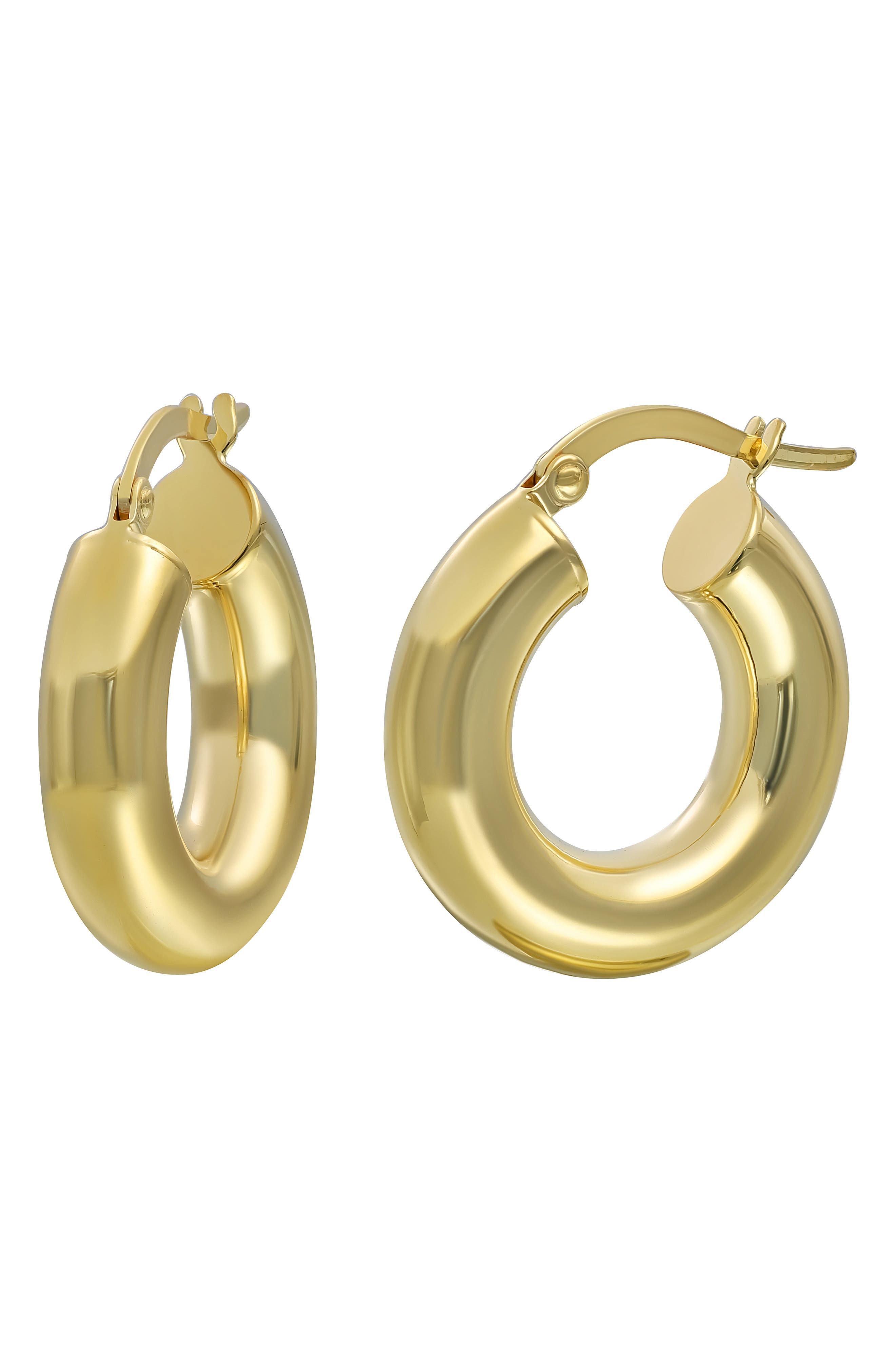BONY LEVY BONY LEVY 14K GOLD CHUBBY HOOP EARRINGS