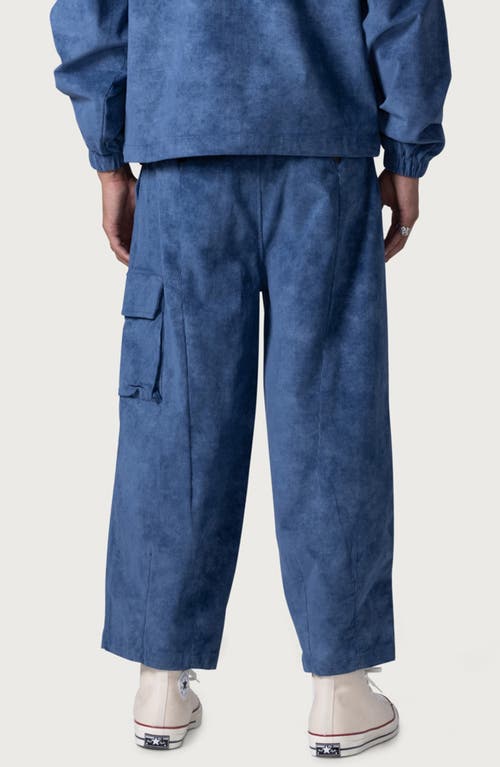 Shop Honor The Gift Corduroy Baggy Cargo Pants In Blue