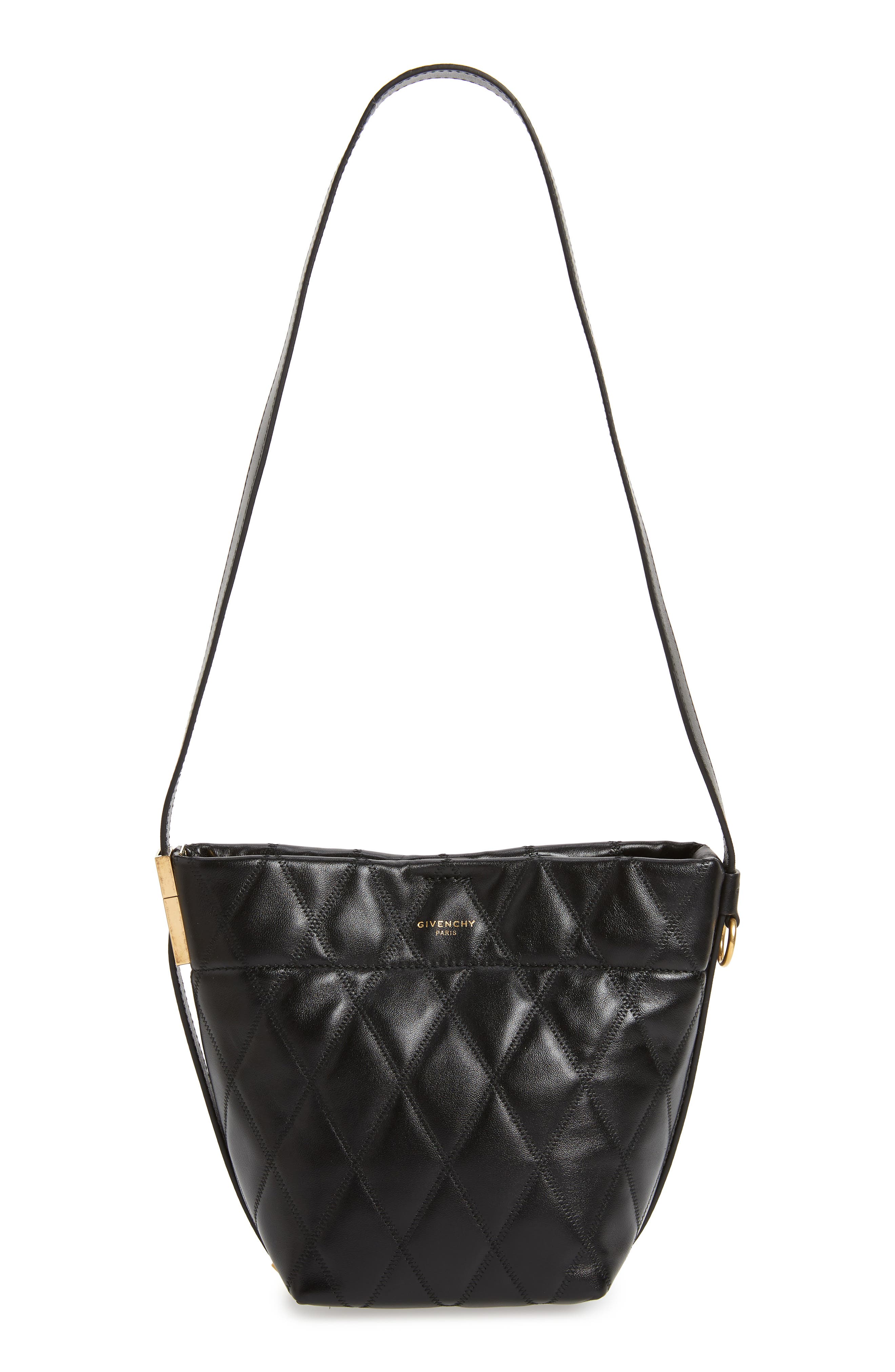 givenchy gv quilted mini bucket bag