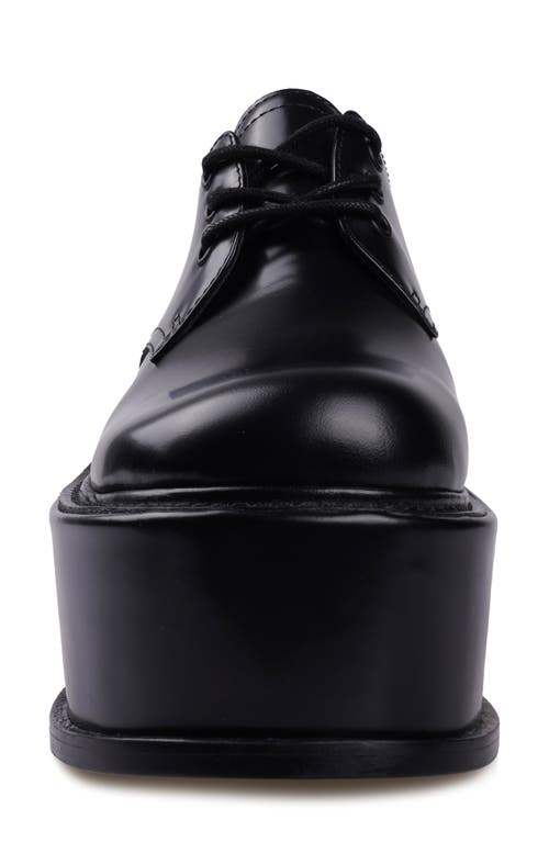Zigi Artisan Fenni Platform Derby In Black Leather