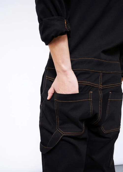 Wildfang The Essential Long Sleeve Coverall In Black