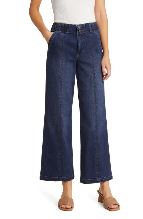 Wit & Wisdom 'Ab'Solution Skyrise Wide Leg Jeans in Indigo at Nordstrom, Size 2