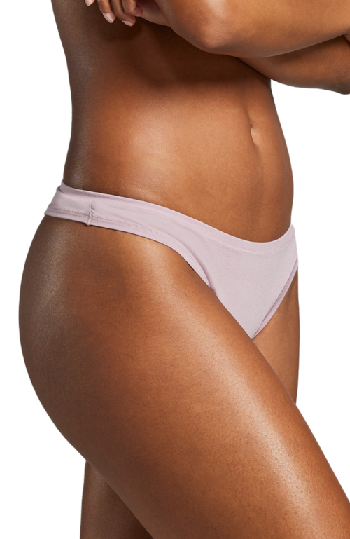 Shop Siella Organic Cotton Thong In Lavender