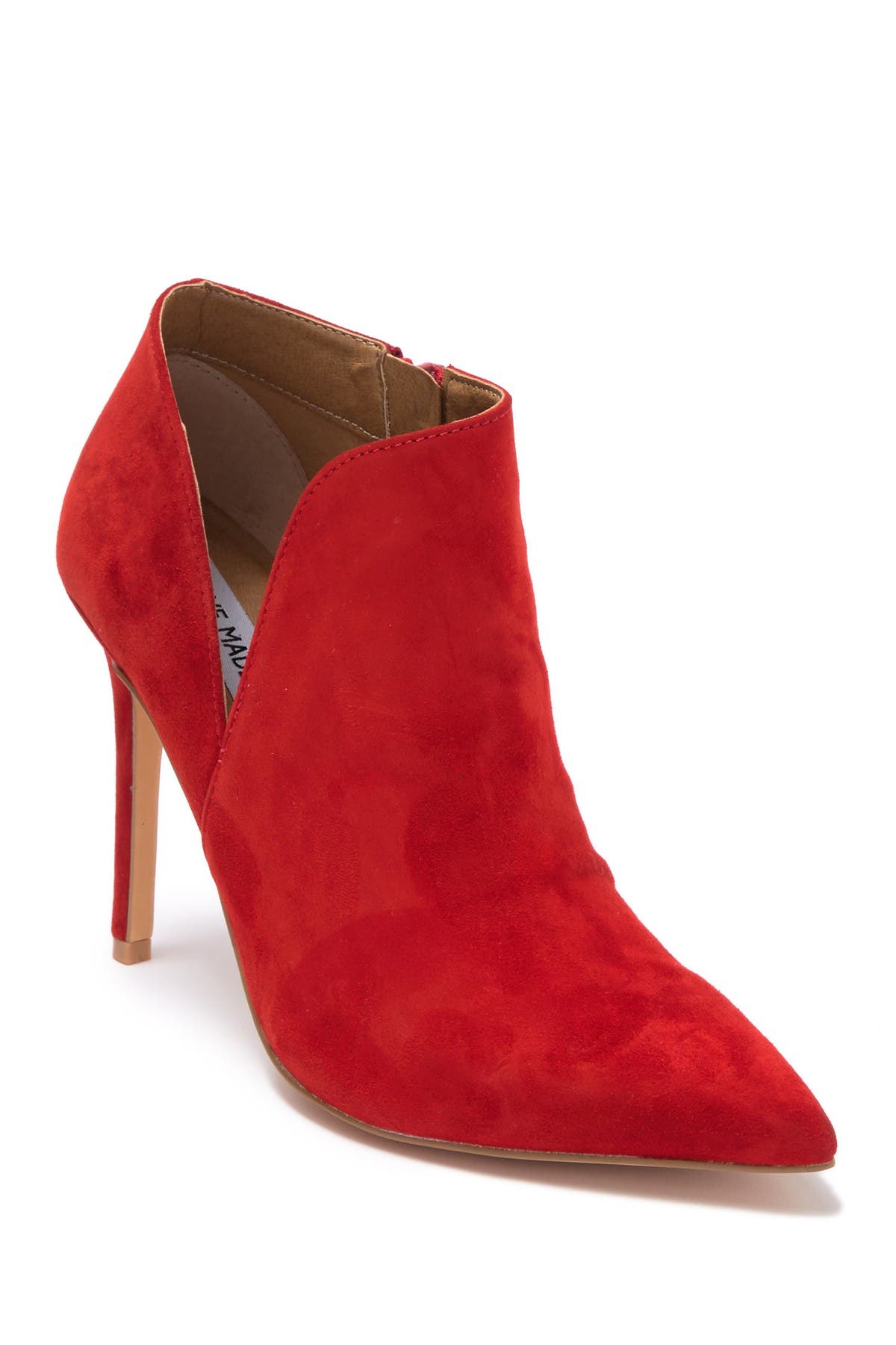 steve madden red ankle boots