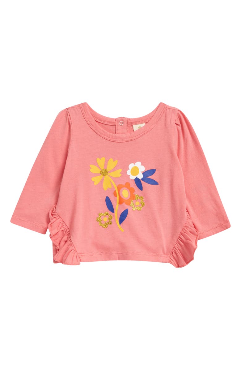 TUCKER + TATE Tucker & Tate Sweet Graphic Tee, Main, color, PINK CONFETTI FLOWERS