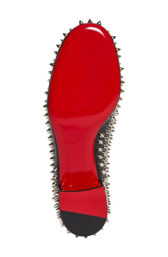 Shop Christian Louboutin Spikeasy Studded Loafer In Black