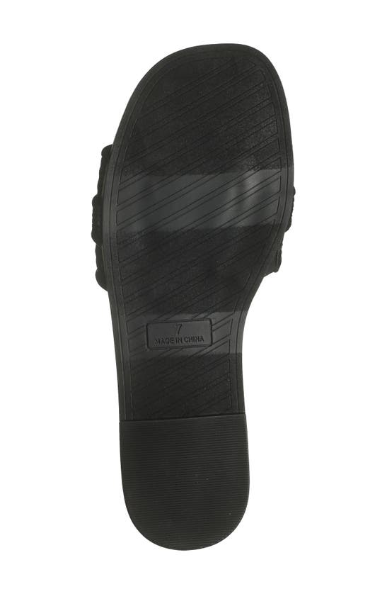 Abound Kayde Jeweled Slide Sandal In Black Raffia