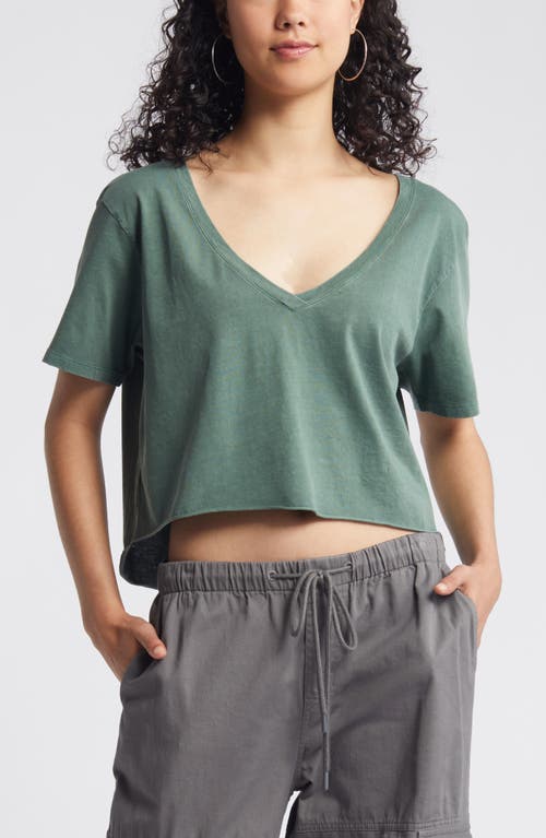 BP. Washed V-Neck Crop T-Shirt at Nordstrom,