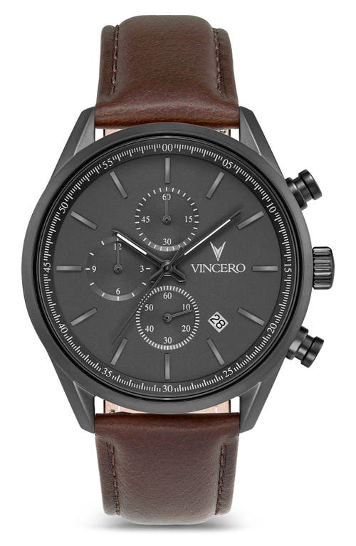 The Chrono S2 Chronograph Leather Strap Watch