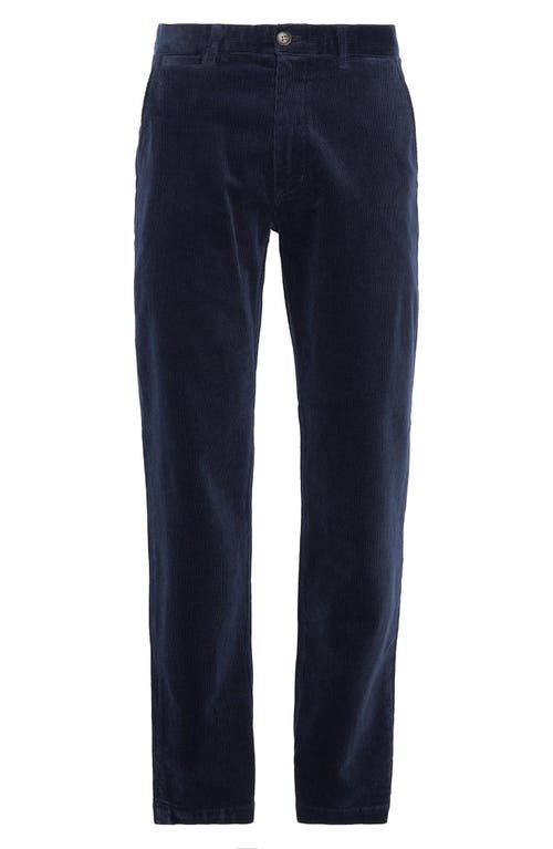 Shop Barbour Corduroy Tailored Fit Pants In Navy