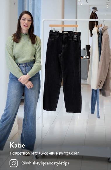 Baggy Dad Women's Jeans - Dark Wash