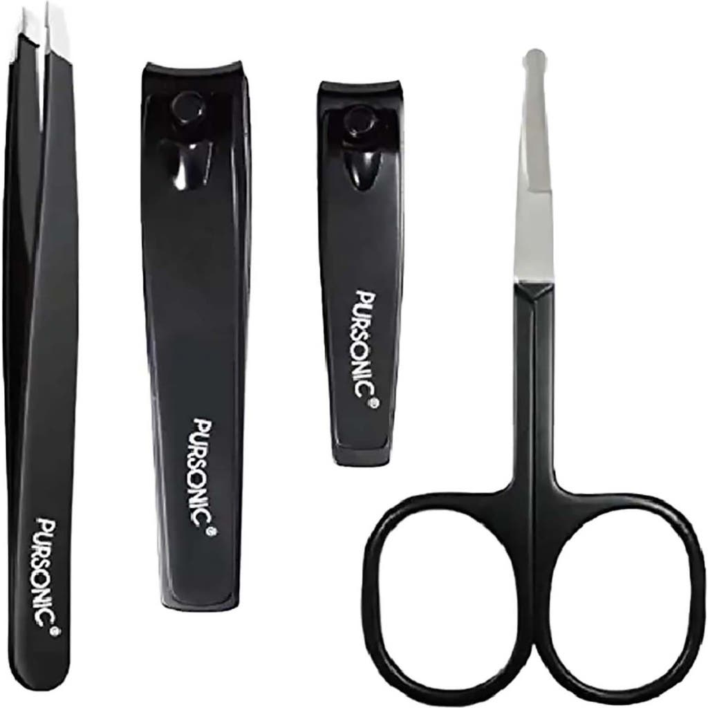 Pursonic Salon Quality Manicure Tool Kit In Silver