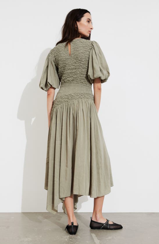 Shop & Other Stories Asymmetric Dress In Beige Medium Dusty