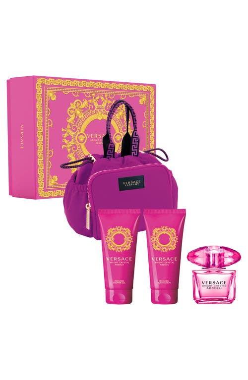 Versace Bright Crystal Absolu 4-Piece Fragrance Gift Set $193 Value