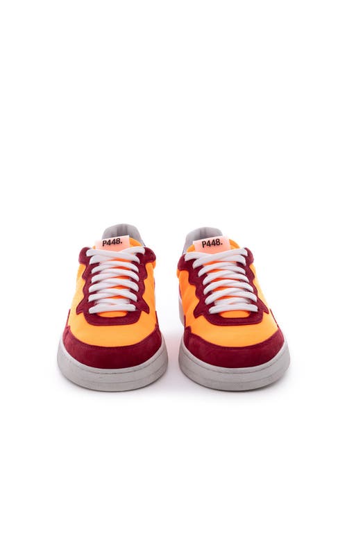 P448 Vert Sneaker In Neon Orange